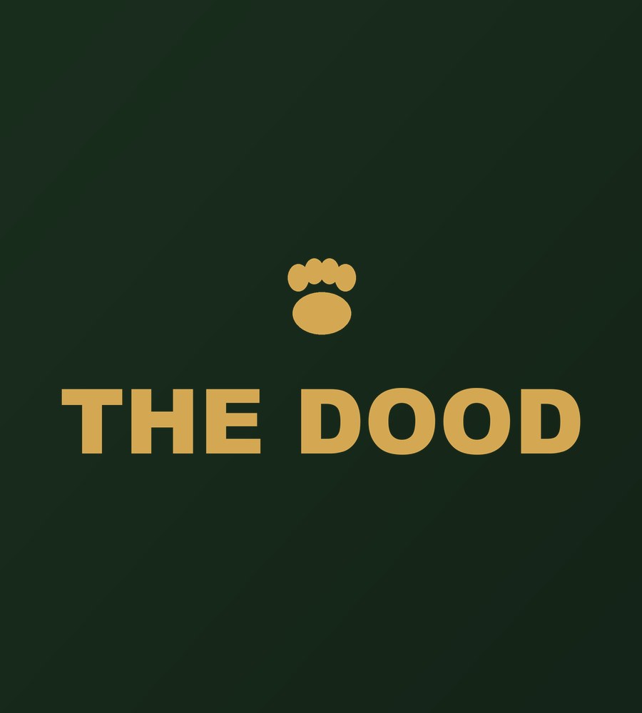 The Dood embroidered dad hat design